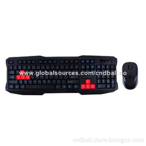 2.4GHz wireless keyboard and mouse combos